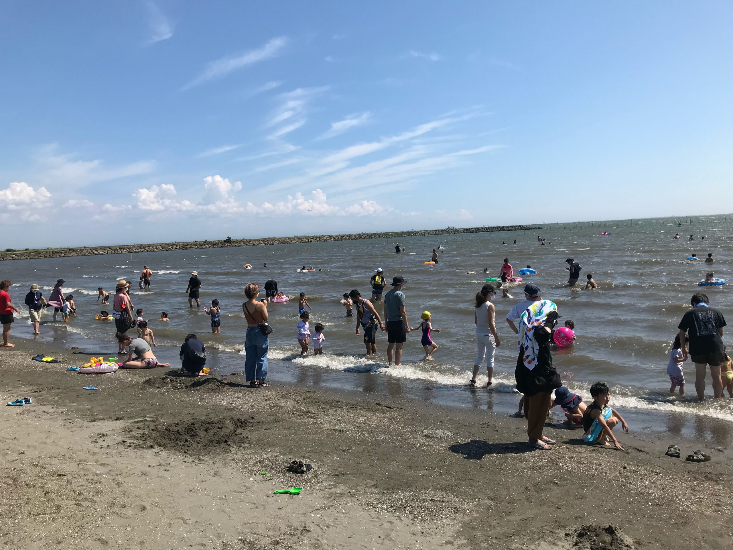 海水浴体験エリア（海風の広場）